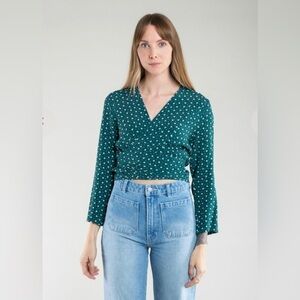 Rolla`s Delilah Dandelion Blouse in Ivy size S